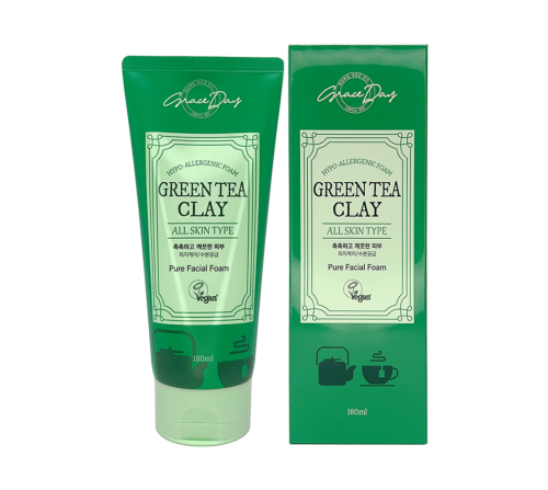 Grace_Day Green Tea Clay Pure Facial Foam Grace_Day Green Tea Clay Pure Facial Foam
