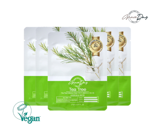Tea Tree Cellulose Mask 5 Sheets Pack